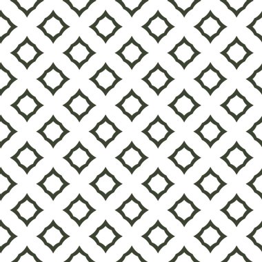 Geometrik süslemeli vektör deseni. Kusursuz tasarım dokusu.