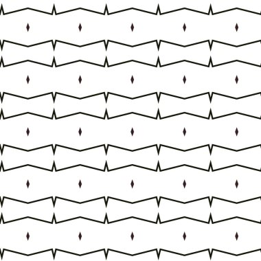 Geometrik süslemeli vektör deseni. Kusursuz tasarım dokusu.