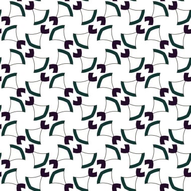 Elle çizilmiş fırça darbeleriyle kusursuz vektör deseni. soyut geometrik arkaplan.
