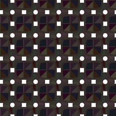 Geometrik süslemeli vektör deseni. Kusursuz tasarım dokusu.