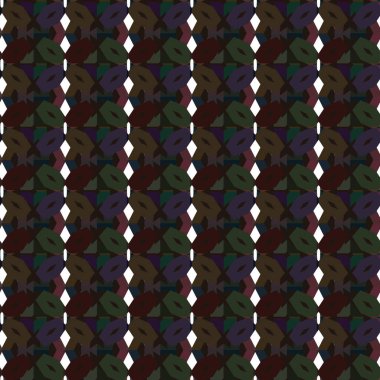 Geometrik süslemeli vektör deseni. Kusursuz tasarım dokusu.