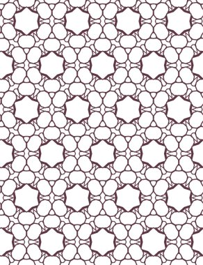 Geometrik süslemeli vektör deseni. Kusursuz tasarım dokusu.