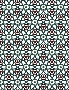 Modern geometrik vektör tasarımı, kusursuz desen çizimi