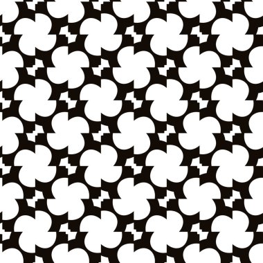 Geometrik süslemeli vektör deseni. Kusursuz tasarım dokusu.