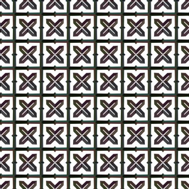 Modern geometrik vektör tasarımı, kusursuz desen çizimi