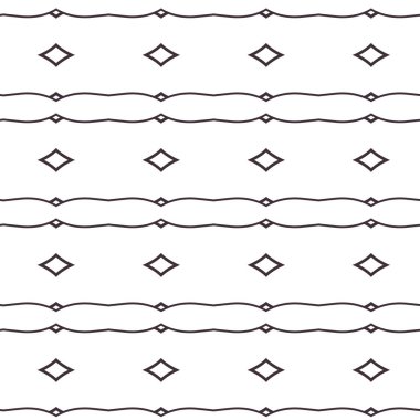 Modern geometrik vektör tasarımı, kusursuz desen çizimi