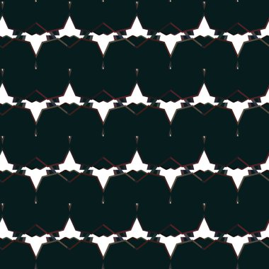 Kusursuz tasarım dokusu. Geometrik süslemeli vektör deseni. 