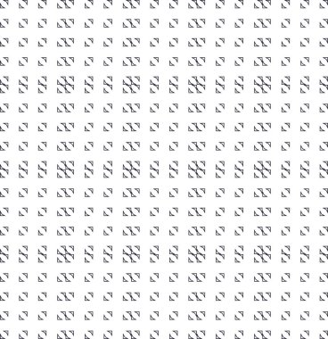 Geometrik süslemeli vektör deseni. Kusursuz tasarım dokusu.