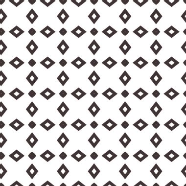Geometrik süslemeli vektör deseni. Kusursuz tasarım dokusu.
