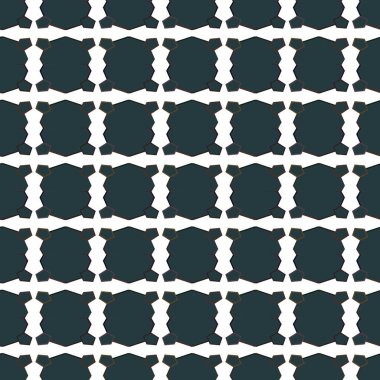 Geometrik süslemeli vektör deseni. Kusursuz tasarım dokusu.