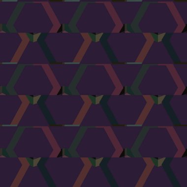 Modern geometrik vektör tasarımı, kusursuz desen çizimi