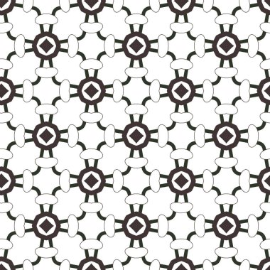 Geometrik süslemeli vektör deseni. Kusursuz tasarım dokusu.