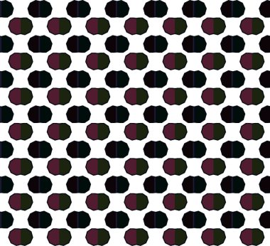 Modern geometrik vektör tasarımı, kusursuz desen çizimi