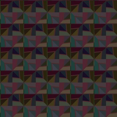 Modern geometrik vektör tasarımı, kusursuz desen çizimi