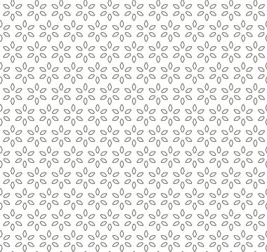 Geometrik süslemeli vektör deseni. Kusursuz tasarım dokusu.