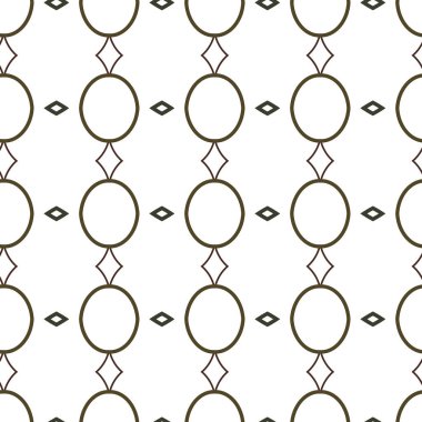 Modern geometrik vektör tasarımı, kusursuz desen çizimi