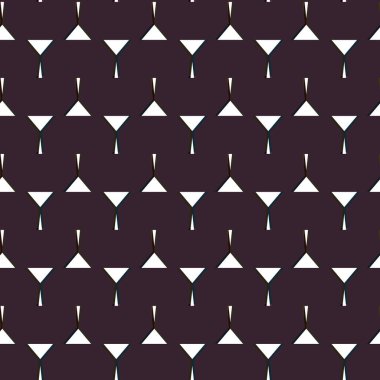 Modern geometrik vektör tasarımı, kusursuz desen çizimi