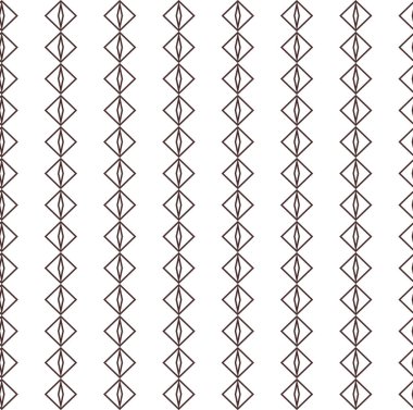 Geometrik süslemeli vektör deseni. Kusursuz tasarım dokusu.