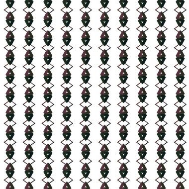 Geometrik süslemeli vektör deseni. Kusursuz tasarım dokusu.