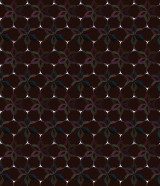 Geometrik süslemeli kusursuz desen. vektör illüstrasyonu