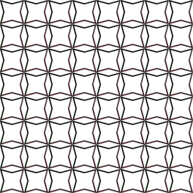 Geometrik süslemeli vektör deseni. Kusursuz tasarım dokusu. 