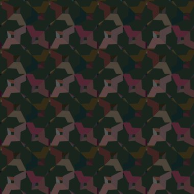 Geometrik şekilli soyut ve kusursuz desen.