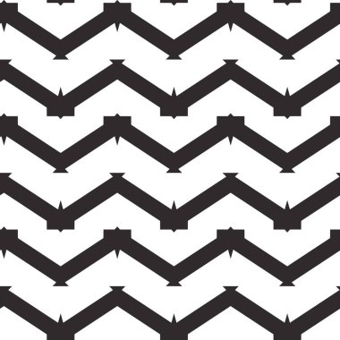 Geometrik süslemeli vektör deseni. Kusursuz tasarım dokusu. 