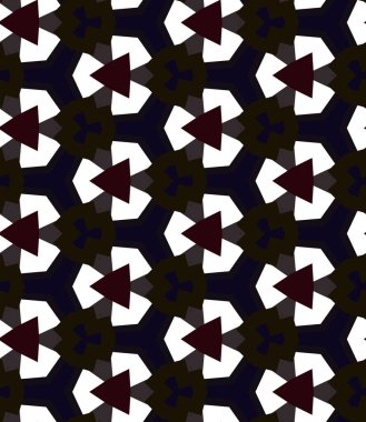 Modern geometrik vektör tasarımı, kusursuz desen çizimi