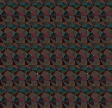 Geometrik süslemeli vektör deseni. Kusursuz tasarım dokusu.