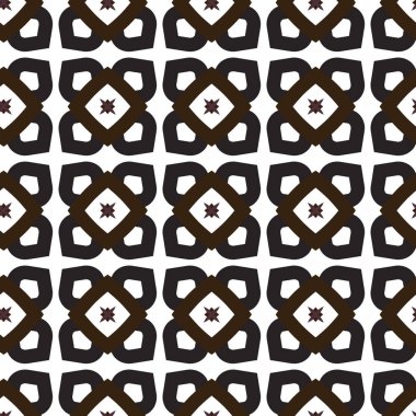 Modern geometrik vektör tasarımı, kusursuz desen çizimi