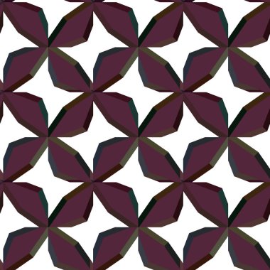 Geometrik süslemeli vektör deseni. Kusursuz tasarım dokusu.