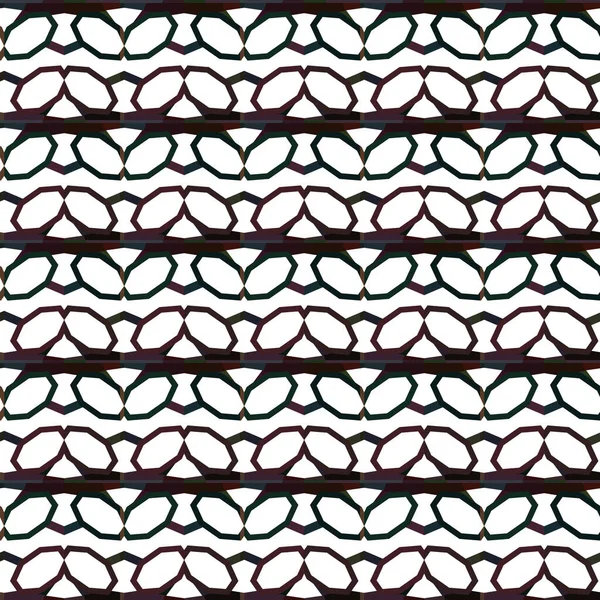 Padrão Vetorial Ornamental Geométrico Abstrato Textura Design Sem Costura — Vetor de Stock