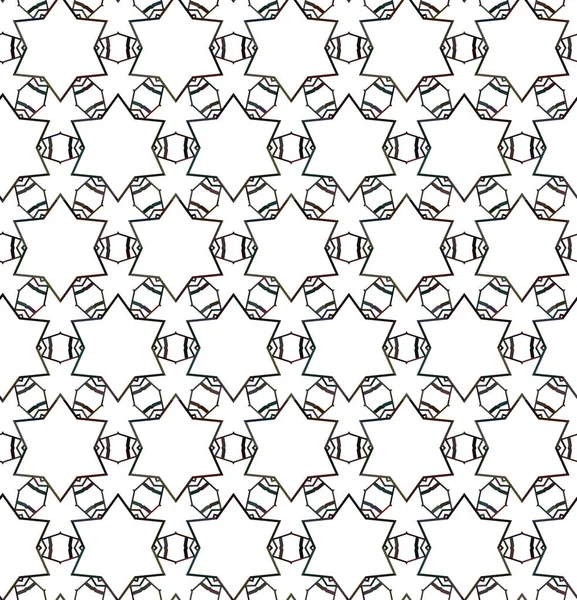 Motif Sans Couture Formes Géométriques Illustration Vectorielle — Image vectorielle