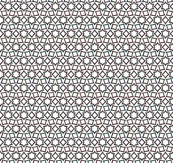Geometrik süslemeli vektör deseni. Kusursuz tasarım dokusu.