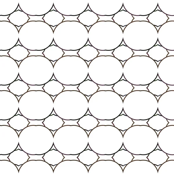 Geometrik Süslemeli Vektör Deseni Kusursuz Tasarım Dokusu — Stok Vektör