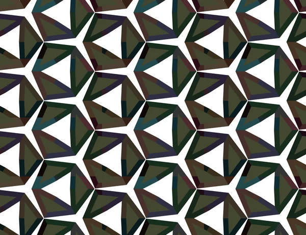 Geometrische Ornamentele Vector Patroon Naadloze Ontwerptextuur — Stockvector