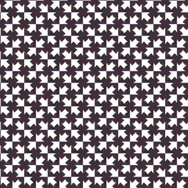 Geometrik süslemeli vektör deseni. Kusursuz tasarım dokusu. 