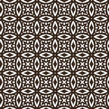 Geometrik süslemeli vektör deseni. Kusursuz tasarım dokusu.