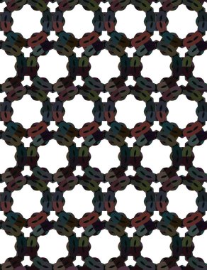 Geometrik vektör tasarımı, kusursuz desen çizimi