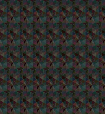 Modern geometrik vektör tasarımı, kusursuz desen çizimi