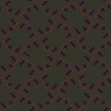 Geometrik süslemeli vektör deseni. Kusursuz tasarım dokusu.