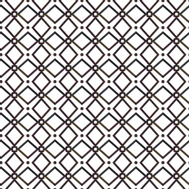 Geometrik süslemeli vektör deseni. Kusursuz tasarım dokusu.