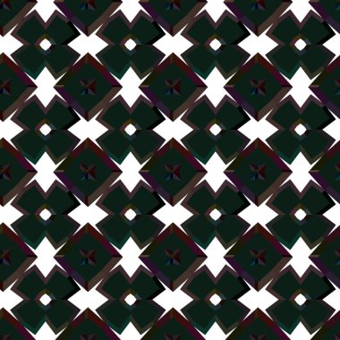 Modern geometrik vektör tasarımı, kusursuz desen çizimi