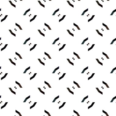 Modern geometrik vektör tasarımı, kusursuz desen çizimi