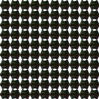 Soyut geometrik süslemeli vektör deseni. Kusursuz tasarım dokusu.