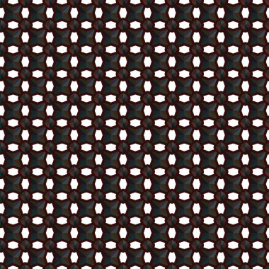 Geometrik süslemeli vektör deseni. Kusursuz tasarım dokusu. 