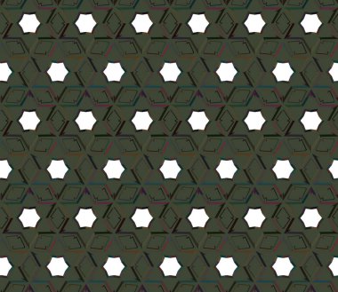 Geometrik vektör tasarımı, kusursuz desen çizimi