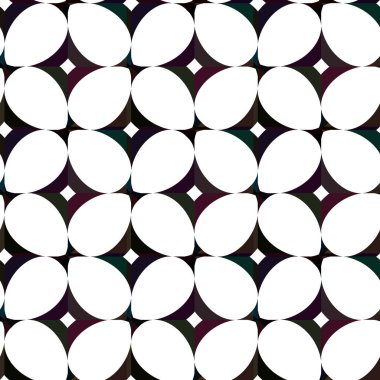 Modern geometrik vektör tasarımı, kusursuz desen çizimi