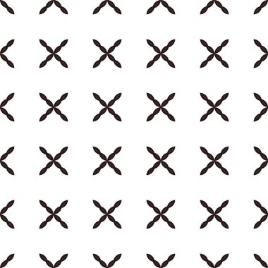 Geometrik süslemeli vektör deseni. Kusursuz tasarım dokusu.