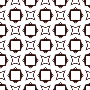 Geometrik süslemeli vektör deseni. Kusursuz tasarım dokusu.